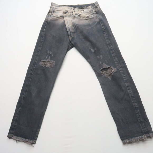R13 Crossover Jeans in Faded Black Size 23 - Picture 3 of 13